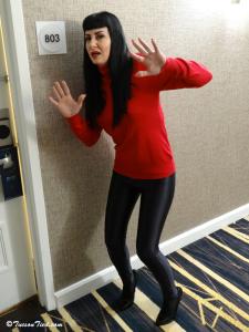 www.tucsontied.com - Nyxon, Bound & Gagged in her sexy Red Sweater! Part 1 thumbnail